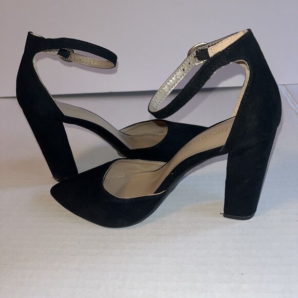 DREAM PAIRS Coco Women's Tall Velvet Ankle Strap Dress Block Heels Size 8.5 Shoe - Picture 1 of 8